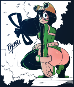 ninsegado91: gats: practice w/ tsuyu Dat Tsu! 