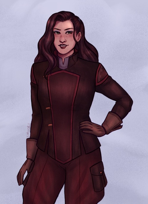 Asami redraw from 2014, rewatching LOK lately and I think she’s neat