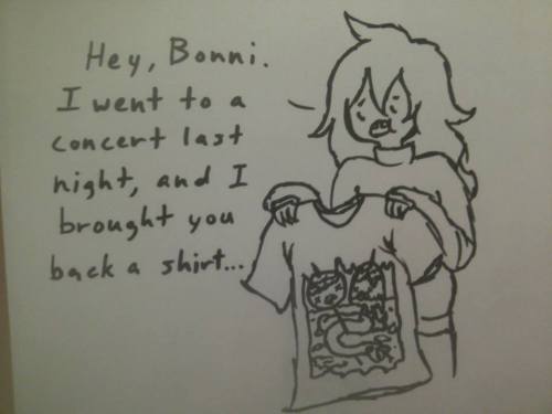 origami-artgirl:  Quick sketches with sharpie I did for Tasha’s Babysitting AU, sorry for the poor phone picture quality~ 
