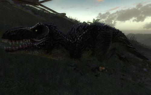 Some of my rexes in TheHunter: Primal.First is the first alpha female I found, she got me once befor