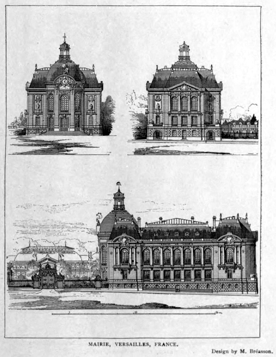 Design for the new City Hall, Versailles