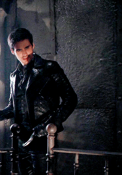 neverlandspirate:  #his little relieved smile #and he’s looking at emma #my baby