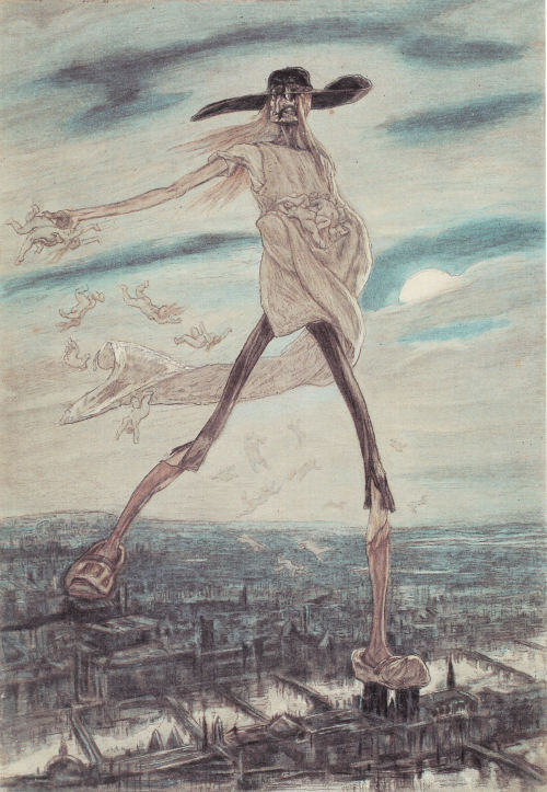 Félicien Rops (1833-1898), &lsquo;Satan Sowing Seeds&rsquo;, from &ldquo;Les Sataniques&rdquo;, 1882