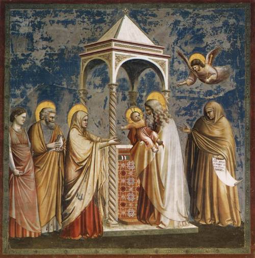 artist-dibondone:  Presentation of Christ at the Temple, 1306, Giotto Di BondoneMedium: fresco