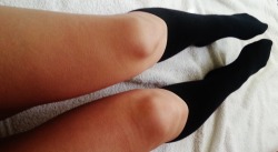 quietcharms:  Happy Saturday :)   Since it’s getting to be that time of year again (and I know some people have a thing)&hellip;Okay, so it’s an old picture, but bite me. I have to actually find my long socks now that summer is fading away