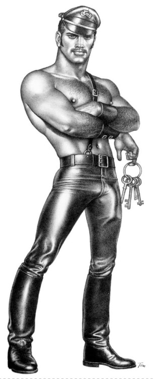 creativespark:  Tom of Finland, Untitled, 1970graphite on paper