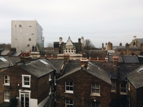 The view from the library at Goldsmiths.