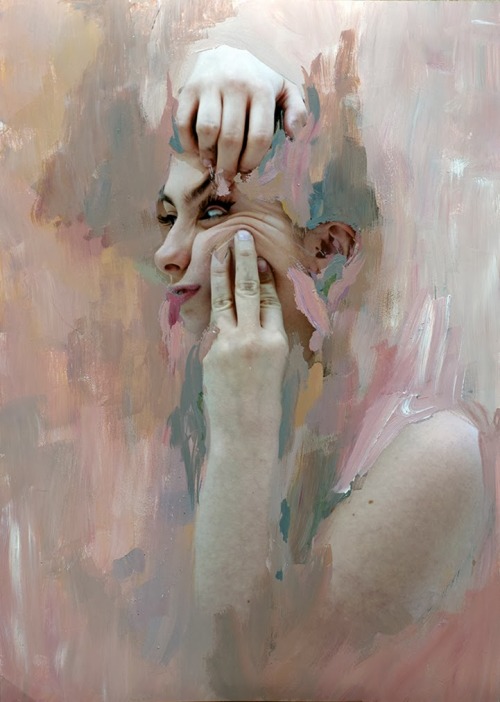 f-l-e-u-r-d-e-l-y-s:  Roseanne Jones: Like appearance affects human perception     For some people, maintaining a positive image can be a lifelong problem.  In a series of paintings called the complex, 19-year-old photographer and media artist Roseanne