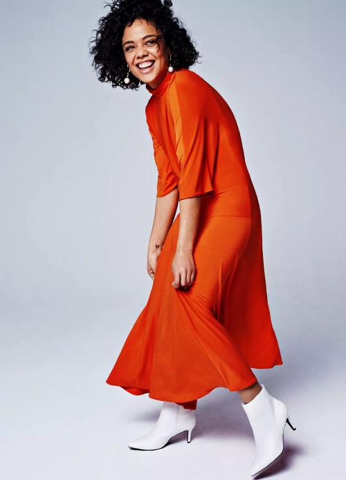 dailytessa:Tessa Thompson photographed by Jonty Davis for Stylist