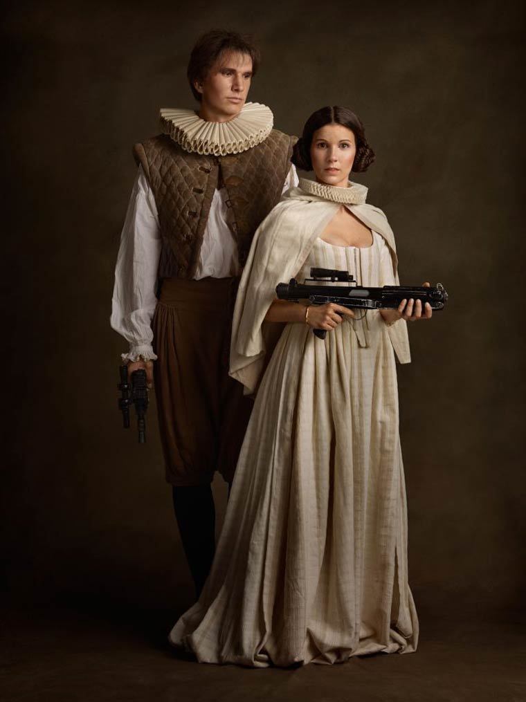 yodiscrepo:  Personajes de películas pintados como personas de hace siglos, por