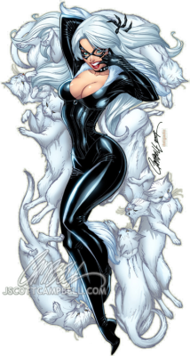 xxpunkspawnxx:  Black Cat by J.Scott Campbell