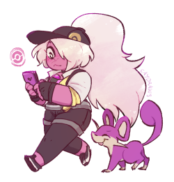 caydraws:  someone asked me to draw amethyst