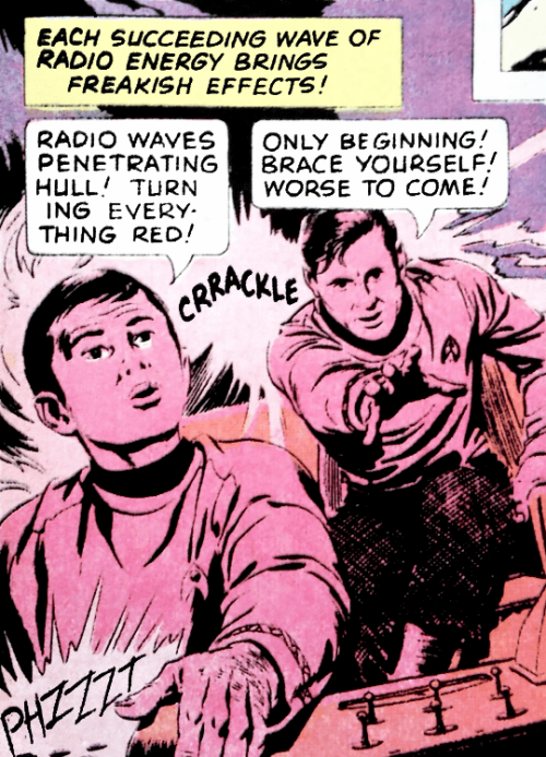 someguyofficial: “Radio waves penetrating the hull! Turning everything red!” Star Trek #