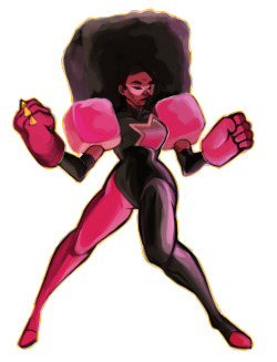 potasium:  transparent garnet ready to smash the bad guys on ur blog !!