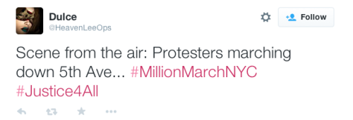 justice4mikebrown:#MillionsMarchNYC December 13