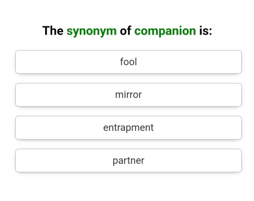 This Question On That English Vocab Quiz Is So Desertduo Coded