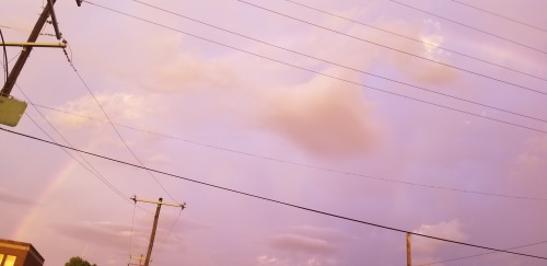 There Was A Rainbow Last Night After A Long Rain.