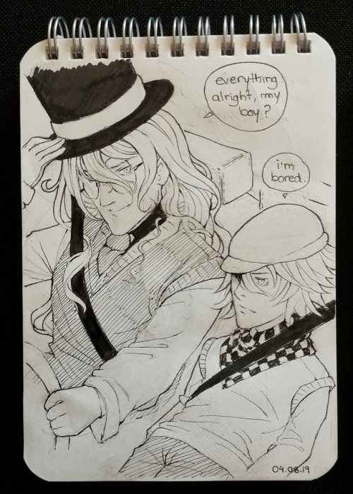 05.08.19. “Professor!Gonta (Professor Layton AU)”Context: Gonta discovers &ldquo;Pro