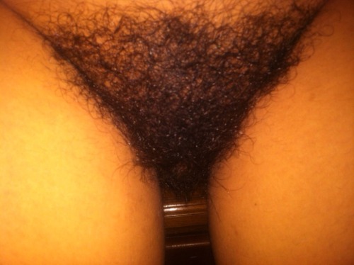 nevershaveyourbush:  My girlfriends long haired ass & bush