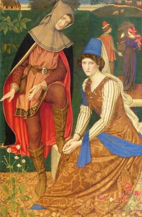 The Nut Brown Maid painting - Joseph Edward Southall