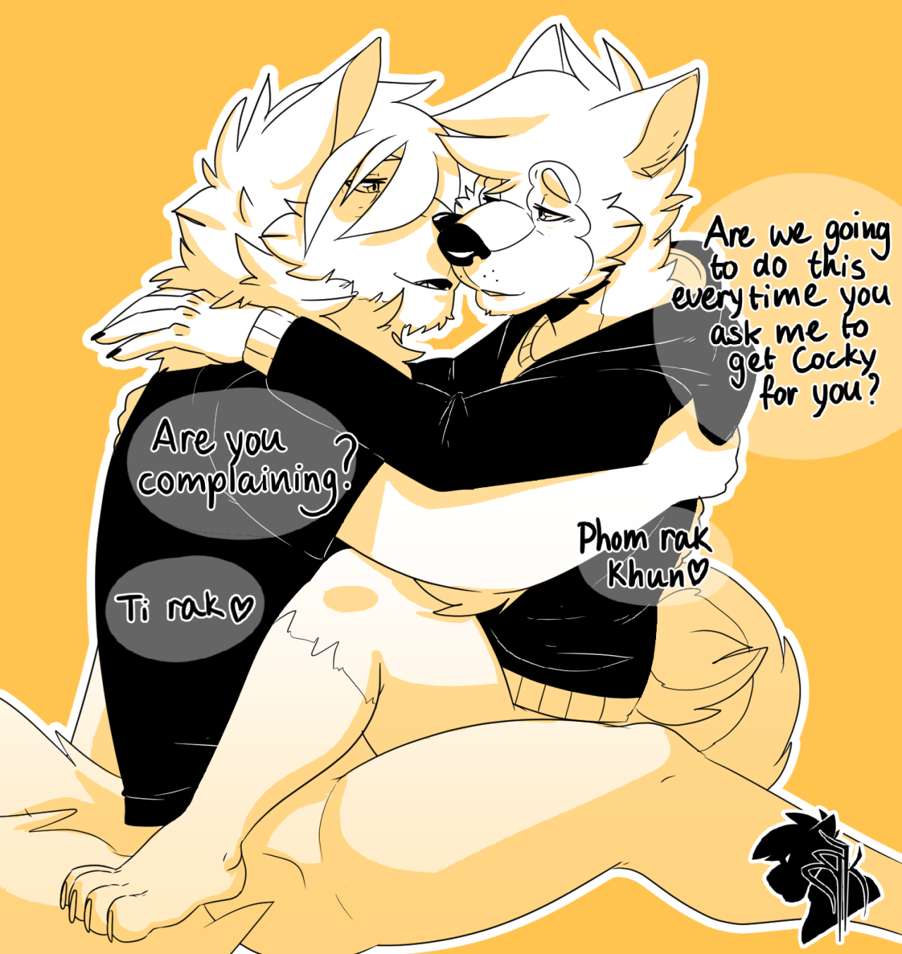 barakingart:  Don the flirty and lazy Samoyed. Art by: BarakingFuraffinity | Twitter