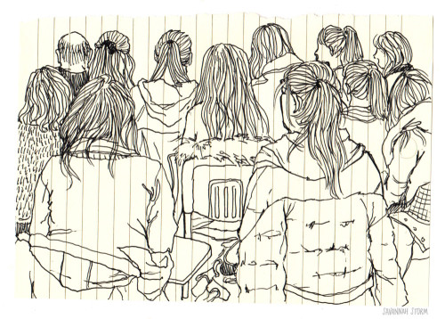 savannah-storm-illustration:another day, another lecture.