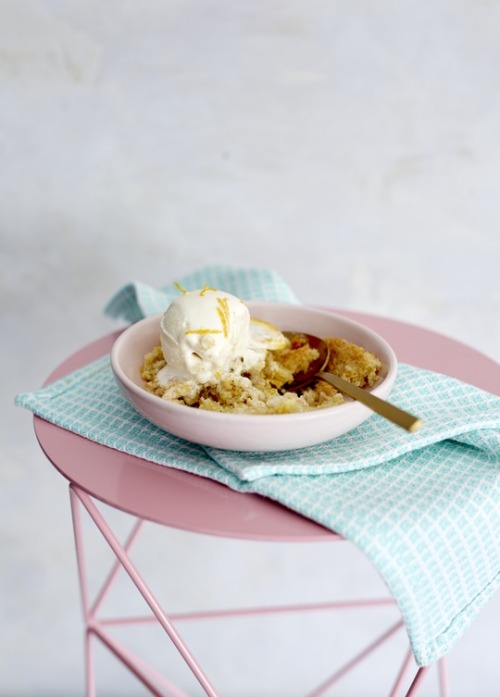 Sara Moulton’s Creamsicle Pudding Cake