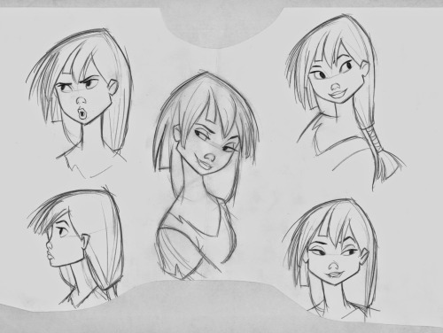 wannabeanimator: The Emperor’s New Groove | character design - Mata (later scrapped)