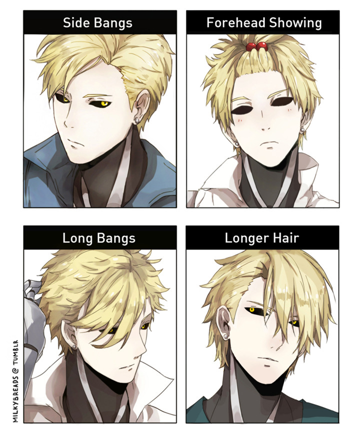 milkybreads:  My version of Genos in hairstyle meme. Sorry if it’s been done before.