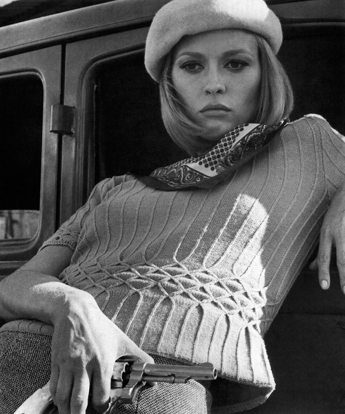 Faye Dunaway / production still from Arthur Penn’s Bonnie and Clyde (1967)