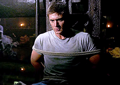 jaredandjensen: Dean + Tied Up