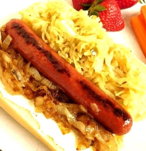 Seattle Cream Cheese Dogs - Hot Dogs And Corn DogsThese Warm Cream Cheese-topped Hotdogs Are A Local