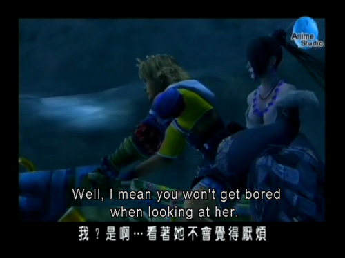 AHAHAHAHAHALULU NO[Snowmobile ride scene]Tidus: Lulu, how do you like Likke?Lulu: Well, I mean you w