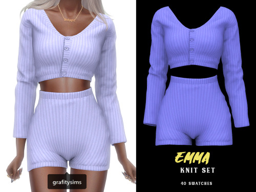 - Recent public releases -Emma Knit Set (40 swatches) [ DOWNLOAD ] ;Zoe Knit Top (40 swatches) [ DOW