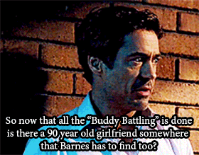 begitalarcos:  *One Shot* Natasha outs Bucky and Steve’s relationship before either