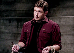 jaredandjensen: Dean + Tied Up