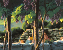 whisper-s-of-the-heart:  The Valley of the Wind/Village Scenery - Nausicaa of the