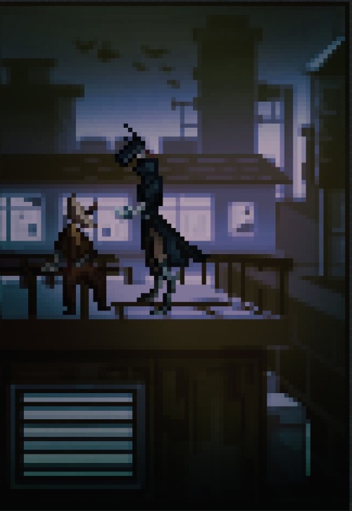 Pixel Art Of Sydney And Kohn! It’d Look Nice Animated But Since I Didn’t Do That Please Squint At