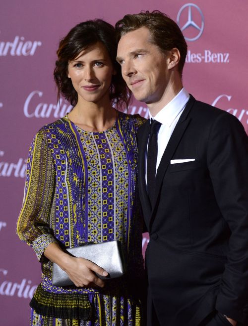 Sophie Hunter and Benedict Cumberbatch arrive at the 26th Annual Palm Springs International Film Fes