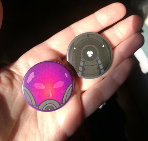 lullishop:I found some geometric Decepticon stickers (two sets of 2) and Mass Effect pins (1 Tali an