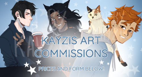 Commissions Are Open!! Reblogs Are Super Appreciated, Thank You