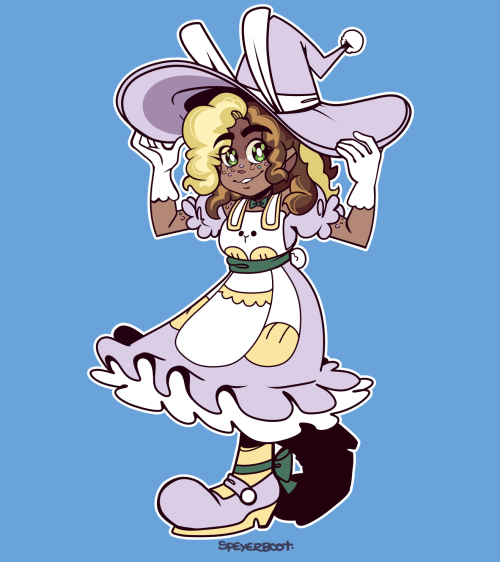 speyerboot: Bunny + Witch = ? Character designed by @hellobeau