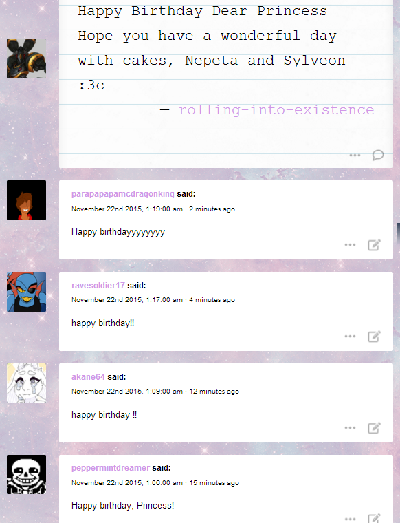thank you my sweeties i really appreciate it ;u; &lt;333 