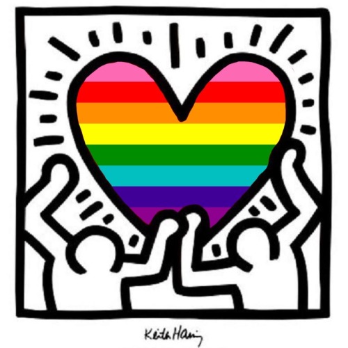 dreamingblond:since i made some lesbian keith haring edits, i went ahead and did the same with other