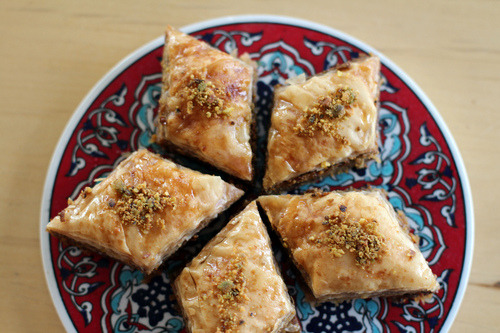 in-my-mouth:Pistachio Baklava