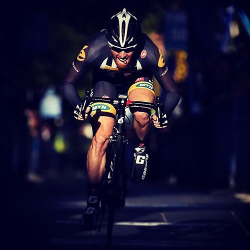 socialpeloton:Excellent capture of Tyler Farrar at the Prologue of the Herald Sun Tour. Pic via @tea