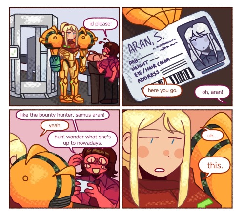 Comm For A Samus Comic Based On That One Tony Hawk Tweet. This Would Happen To Her.