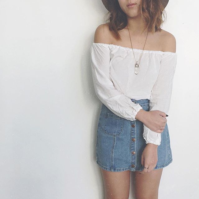vinstage:  DENIM SKIRTS, goo.gl/OYFWvd 