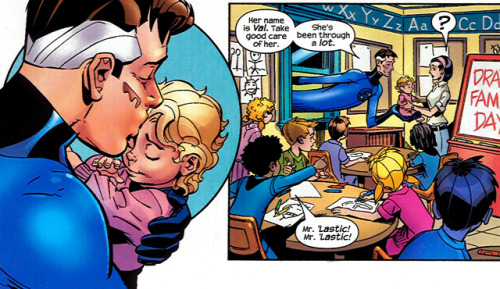 fyeahfantasticfour: The Best of the Fantastic Four ↳ Reed Richards + his daughter, Valeria My deares