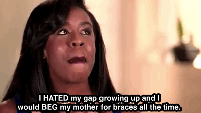 Porn Pics chescaleigh:  She Begged Her Mother For Braces.